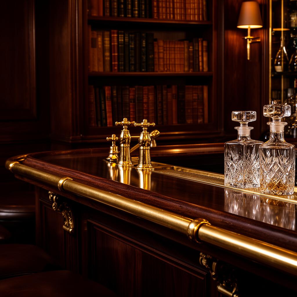 A quiet corner of the club